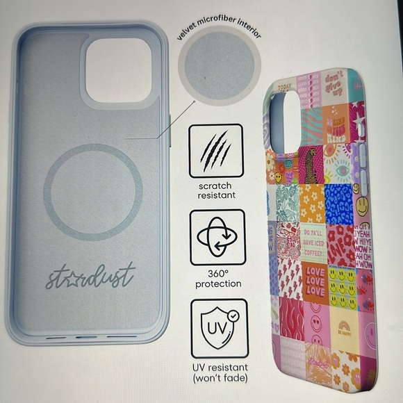 Stardust Preppy Collage MagSafe iPhone 14 Pro Case - Picture 3 of 5
